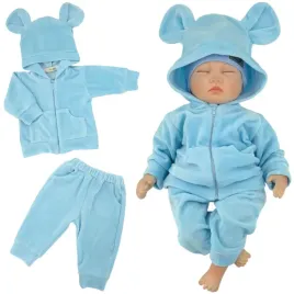 komplet-niemowlecy-welurowy-bluza-i-spodenki-86