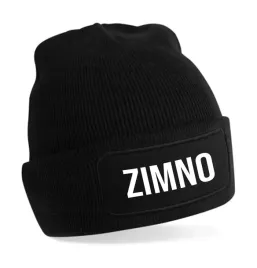 czapka-zimowa-ciepla-beanie-z-nadrukiem-zimno