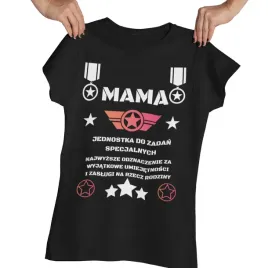 koszulka-damska-mama-jednostka-specjalna-t-shirt