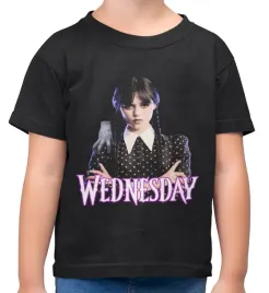 koszulka-dziecieca-wednesday-addams-jenna-ortega