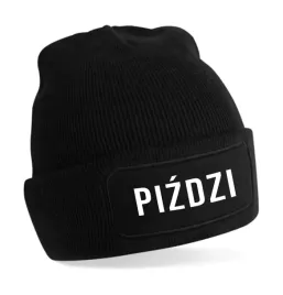 czapka-zimowa-ciepla-beanie-z-nadrukiem-pizdzi