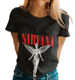 koszulka-damska-tshirt-nirvana-koncert-czarna