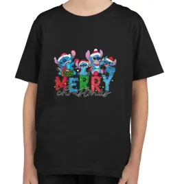 swiateczna-koszulka-dziecieca-stich-merry-christmas