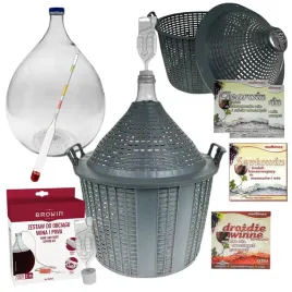 balon-na-wino-15l-rurka-fermentacyjna-korek-wezyk-cukromierz-drozdze