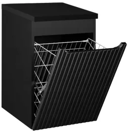 czarna-szafka-lazienkowa-z-koszem-na-pranie-40-cm-ryflowana-mdf-blat-czarny