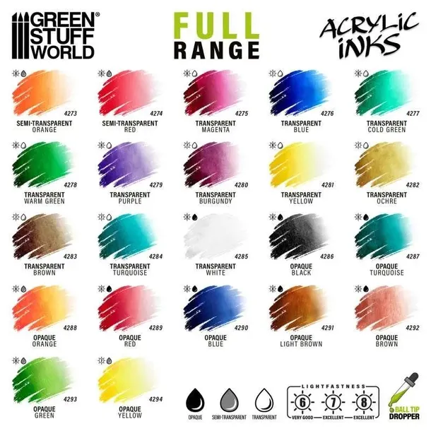 gsw-acrylic-ink-opaque-yellow-30ml-marka-green-stuff-world