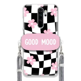 etui-do-xiaomi-redmi-note-8-pro-uchwyt-sznurek-kratka-czarno-bialy