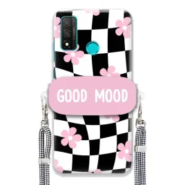 etui-do-huawei-p-smart-2020-uchwyt-sznurek-kratka-czarno-bialy