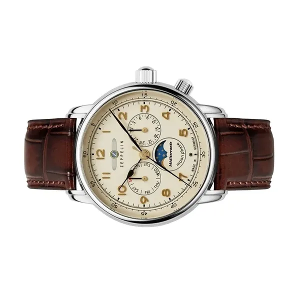 zegarek-meski-zeppelin-mediterranee-moonphase-ksztalt-koperty-okragla