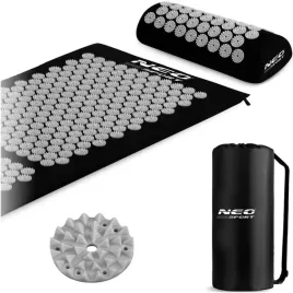 mata-do-akupresury-z-kolcami-neo-sport-ns-901-czarno-szara