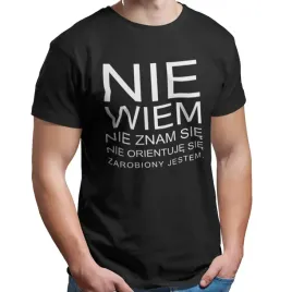 koszulka-meska-nie-wiem-nie-znam-sie-zapracowany