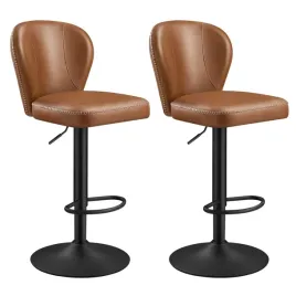 zestaw-2-hokerow-krzesel-barowych-zaokraglone-wygodne-oparcie-brazowe-ekho