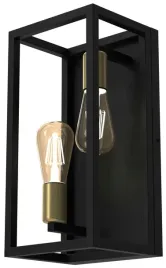 lampa-scienna-loft-industrialna-klatkakinkiet-frame-czarny-zloty-2xe27
