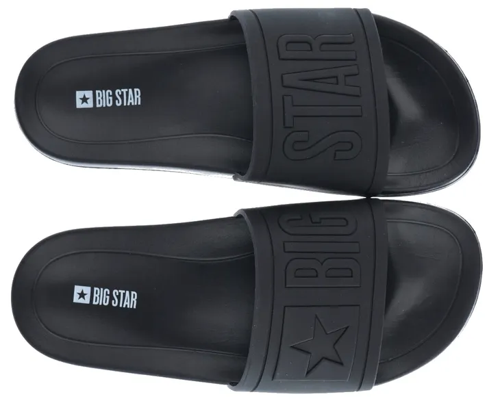Sportowe klapki męskie na basen Big Star DD174690 czarny 45