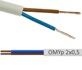 przewod-plaski-omyp-h03vvh2-f-2x05-linka-elastyczna-plaska-300v-1m