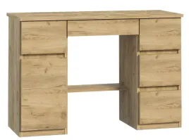 biurko-komputerowe-szkolne-biurowe-nowoczesne-5-szuflad-dab-craft-stolik