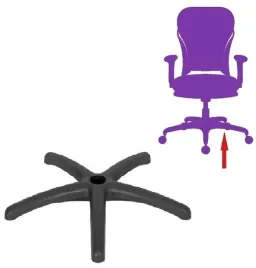 podstawa-fotela-biurowego-czarna-ts-06-do-biura-domu-piecionog-krzyzak