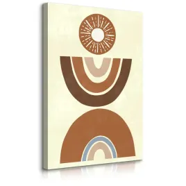 obraz-do-salonu-abstrakcja-aztecki-wzor-styl-boho-50x70