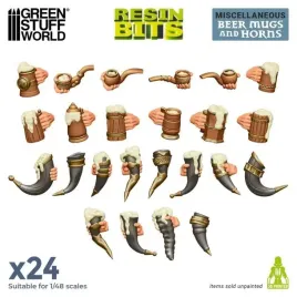 3d-printed-set-beer-mugs-and-horns-kufle-i-rogi-24-szt
