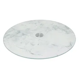 szklana-taca-obrotowa-biala-marmurowy-wzor-32-cm-do-serwowania-przystawki
