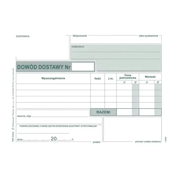 mich-dowod-dostawy-a6-waga-z-opakowaniem-0-15-kg