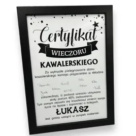 ramka-wieczor-kawalerski-prezent-dla-pana-mlodego-certyfikat-a4-pr959