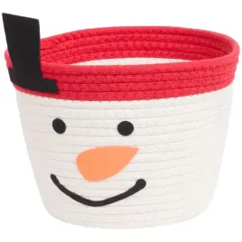 kosz-swiateczny-pleciony-filcowy-o-26-x-19-cm-bialo-czerwony-balwan-olaf