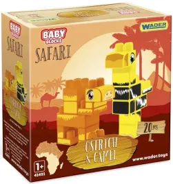 baby-blocka-safari-strus-z-wielbladem-wader-41504