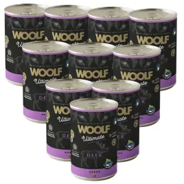 woolf-ultimate-dog-can-karma-mokra-monoproteinowa-jelen-10pak-10x400g