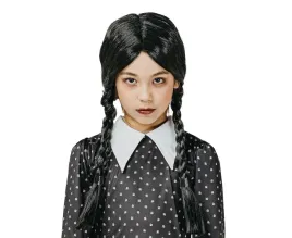 peruka-dla-dzieci-czarne-warkocze-bez-grzywki-halloween-przebranie