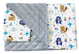 bocioland-komplet-75x100-velvet-szary-i-mis-granat