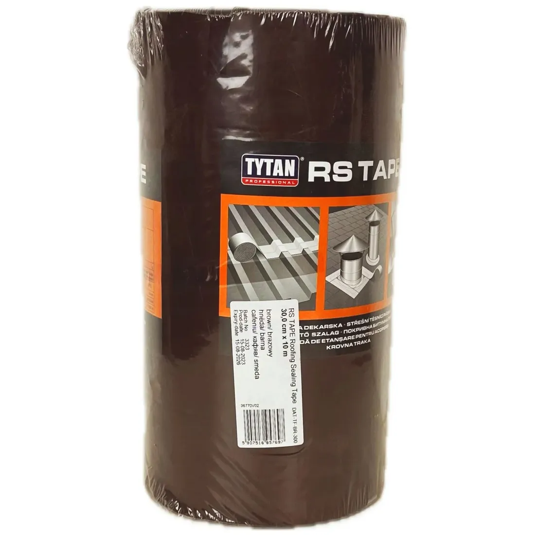 tasma-dekarska-bitumiczna-30cm-x-10mb-tytan-braz-stan-nowy