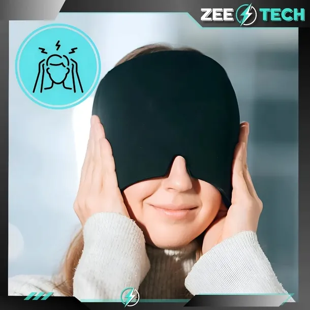 czapka-lagodzaca-na-bol-glowy-migrene-maska-chlodzaca-kompres-zelowy-oklad-stan-nowy-marka-bez-marki