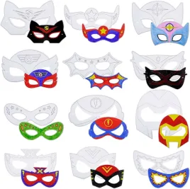 24x-maski-dla-dzieci-diy-do-kolorowania-kostium-przebranie-superbohaterowie