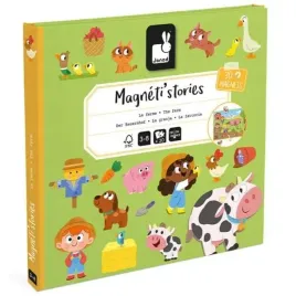 janod-magnetistories-magnetyczna-ukladanka-farma-zwierzatka-magnesy