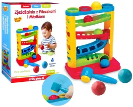 smily-play-kolorowa-duza-sensoryczna-zjezdzalnia-z-pileczkami-i-mlotkiem