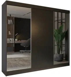 szafa-przesuwna-3-drzwiowa-linia-modern-160-x-205-cm-czarny-2-x-lustro