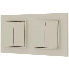 dwa-wlaczniki-podwojne-z-ramka-prosta-seria-mini-kolor-taupe