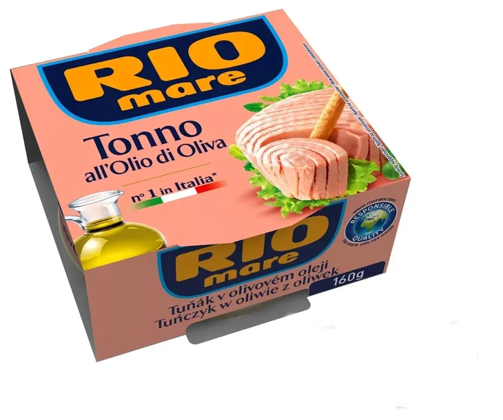 TUŃCZYK W OLIWIE Z OLIWEK 160g RIO MARE WŁOCHY