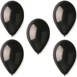 balony-pastelowe-gemar-g90-czarne-10-sztuk