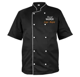 bluza-kucharska-kitel-czarny-z-lamowka-biala-z-twoim-nadrukiem-logo-roz-s