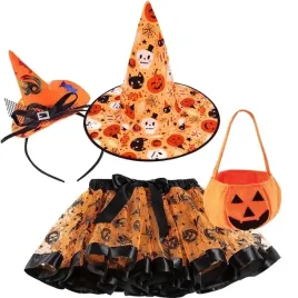 stroj-czarownicy-dynia-kapelusz-wiedzma-halloween-zestaw