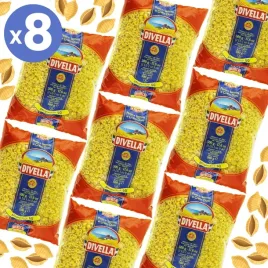 8x-wloski-makaron-muszelka-drobna-margheritine-pszenica-durum-500g-divella