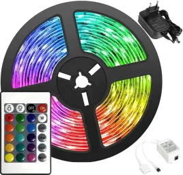 tasma-led-rgb-kolorowa-wodoodporna-ip65-5m-zestaw-pilot-zasilacz-sterownik