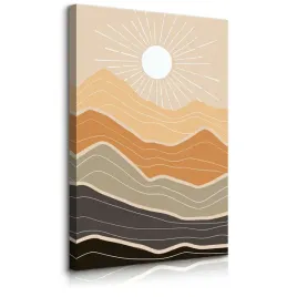 obraz-do-sypialni-gory-pejzaz-slonce-natura-styl-boho-abstrakcja-70x100