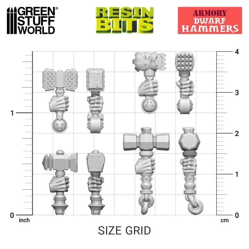 3d-printed-set-dwarf-hammers-mloty-20-szt