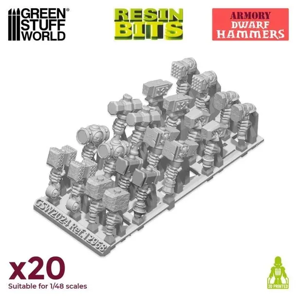 3d-printed-set-dwarf-hammers-mloty-20-szt