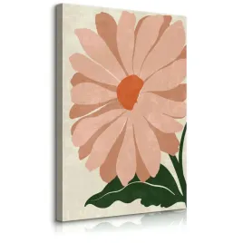 duzy-obraz-do-sypialni-pastelowy-kwiat-dalia-natura-styl-boho-50x70