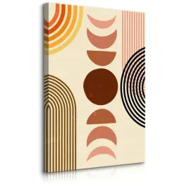 obraz-na-plotnie-styl-boho-figury-geometryczne-ksztalty-30x40