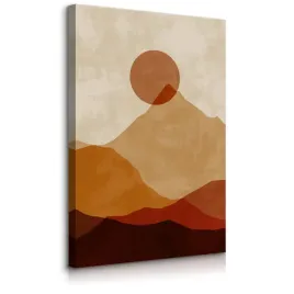 obraz-do-salonu-pejzaz-gory-imitacja-betonu-zachod-slonca-boho-30x40-c30-4